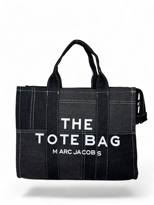 Damen Handtasche trendig & elegant in der Farbe Jeans/Schwarz