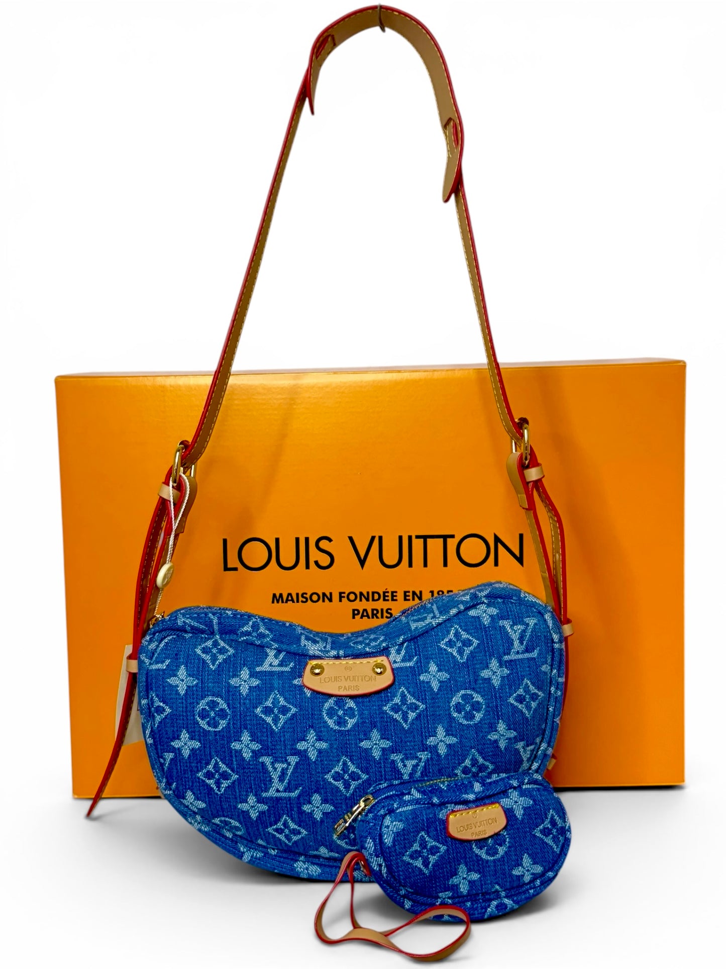 Damen Handtasche trendig & elegant in der Farbe Jeans
