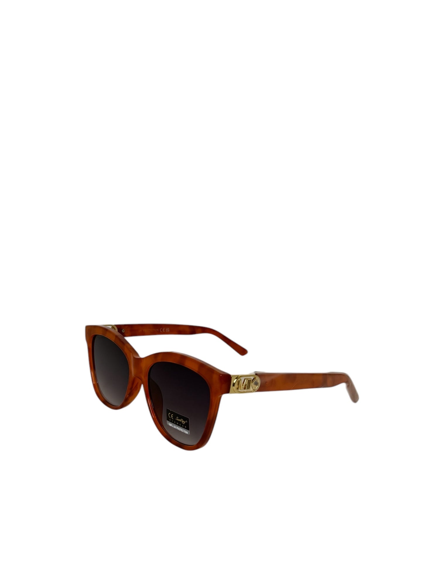 Damen Sonnenbrille trendig & elegant in der Farbe Kastanie