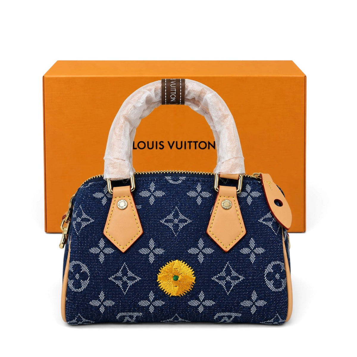 Damen Handtasche trendig & elegant in der Farbe Jeans 16cm Mini