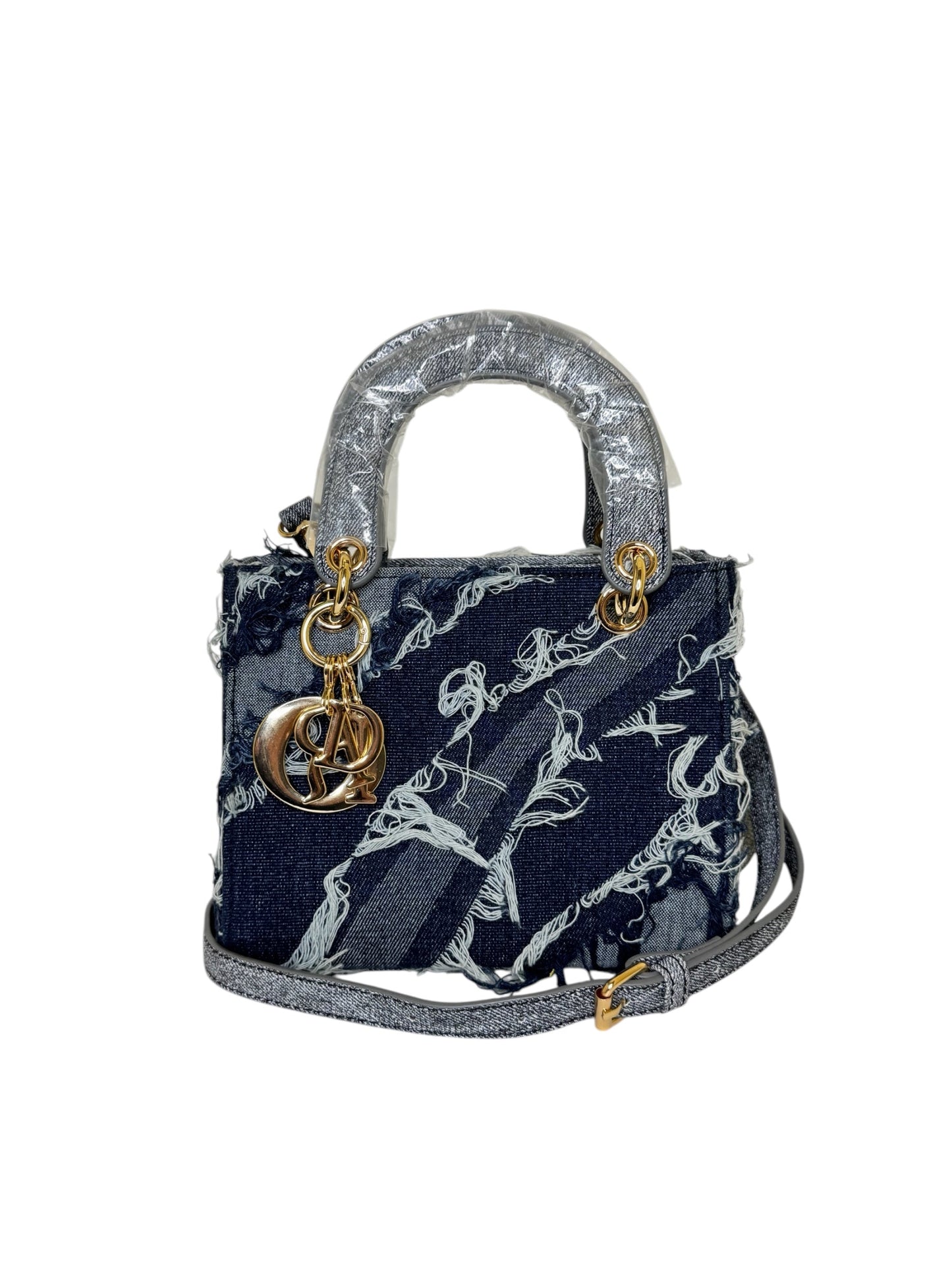 Damen Handtasche trendig & elegant in der Farbe Dunkelblau/Jeans