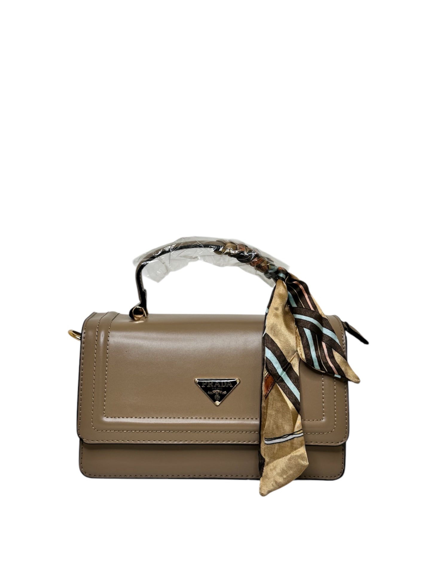 Damen Umhängetasche trendig & elegant in der Farbe Beige
