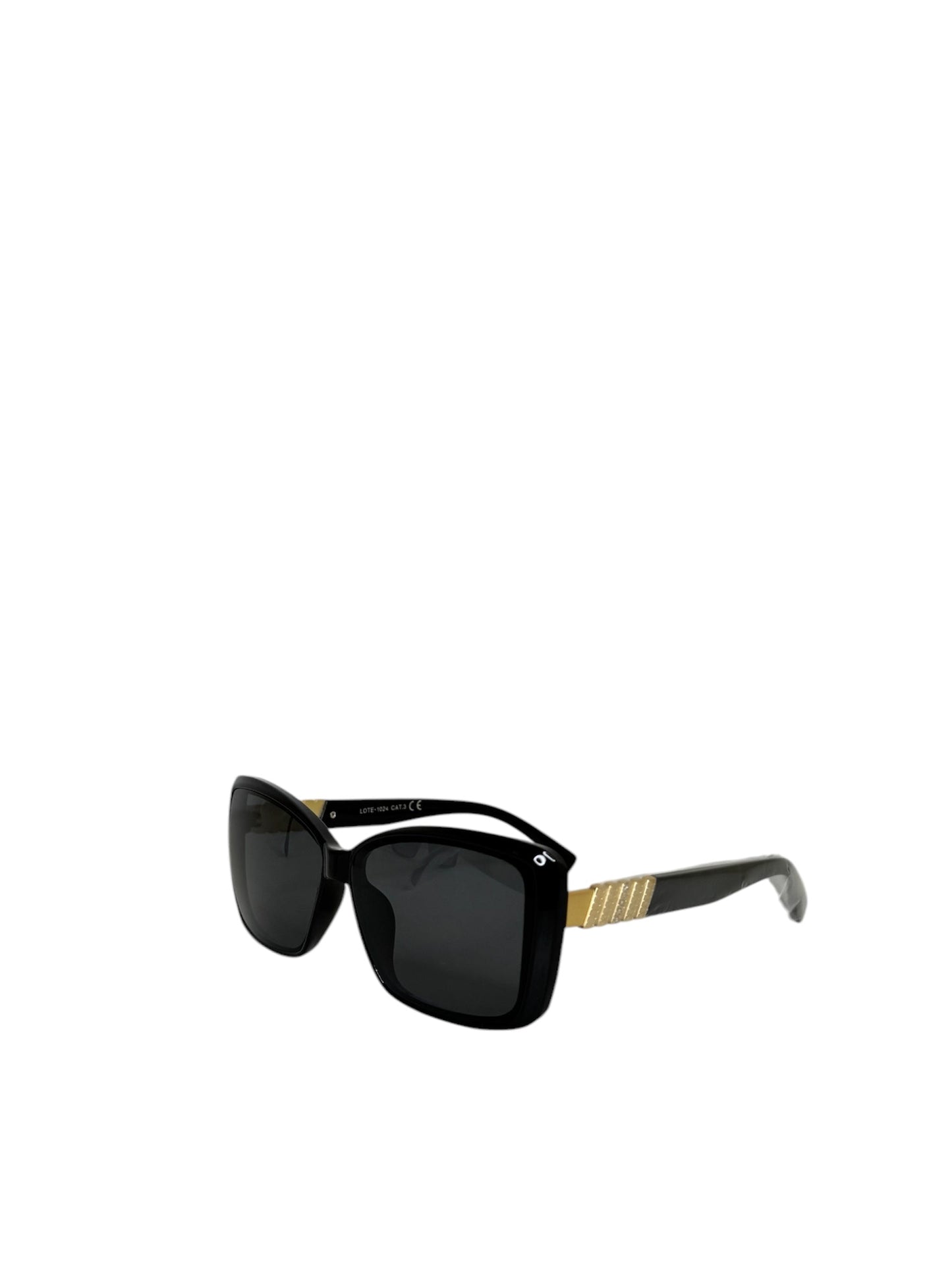 Damen Sonnenbrille trendig & elegant in der Farbe Schwarz
