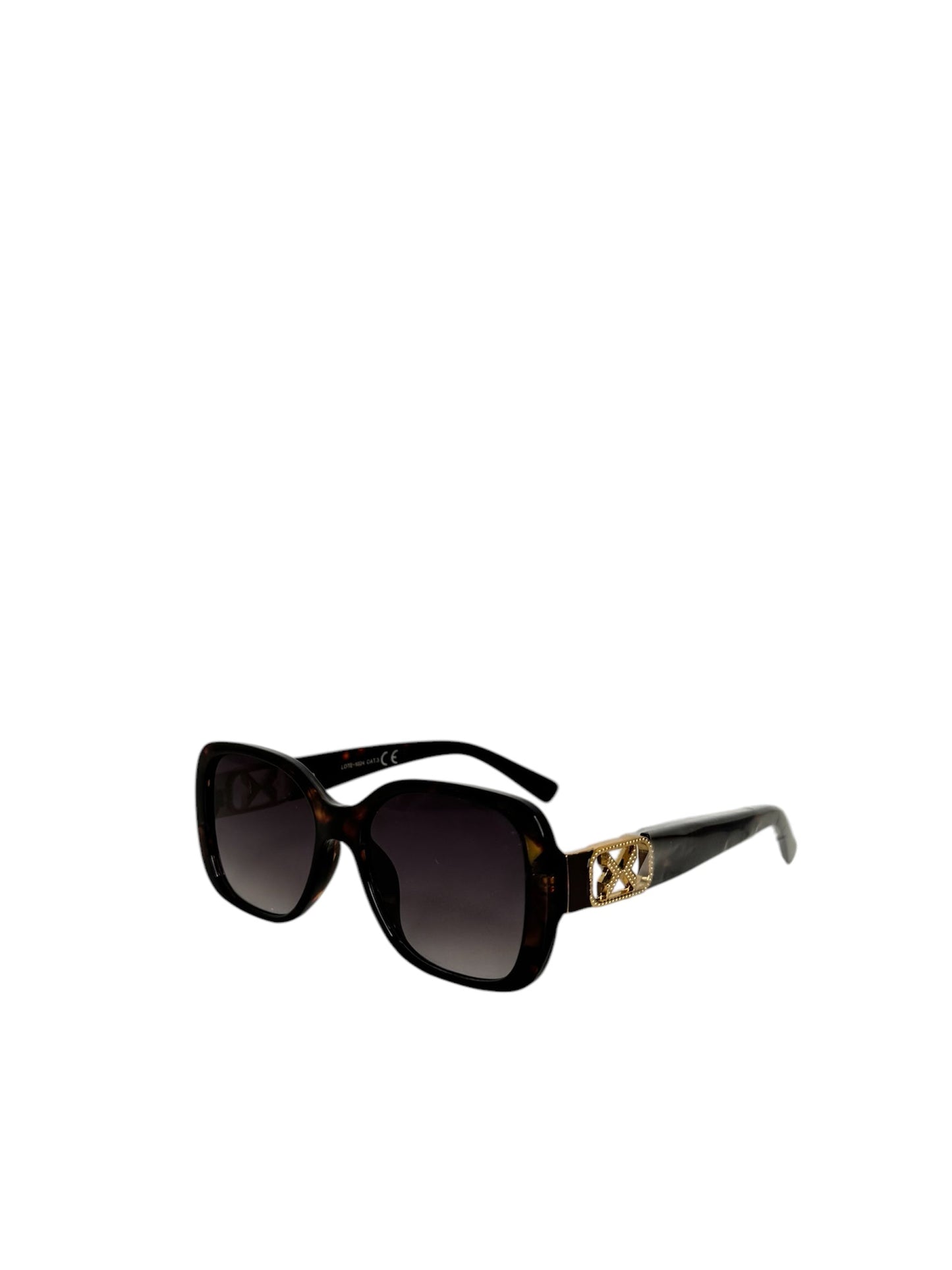 Damen Sonnenbrille trendig & elegant in der Farbe Braun