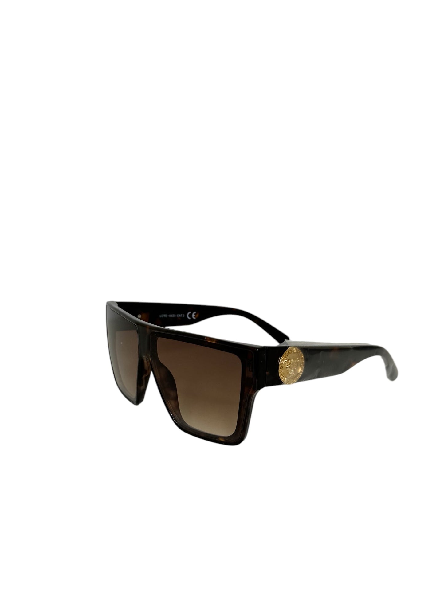Damen Sonnenbrille trendig & elegant in der Farbe Braun