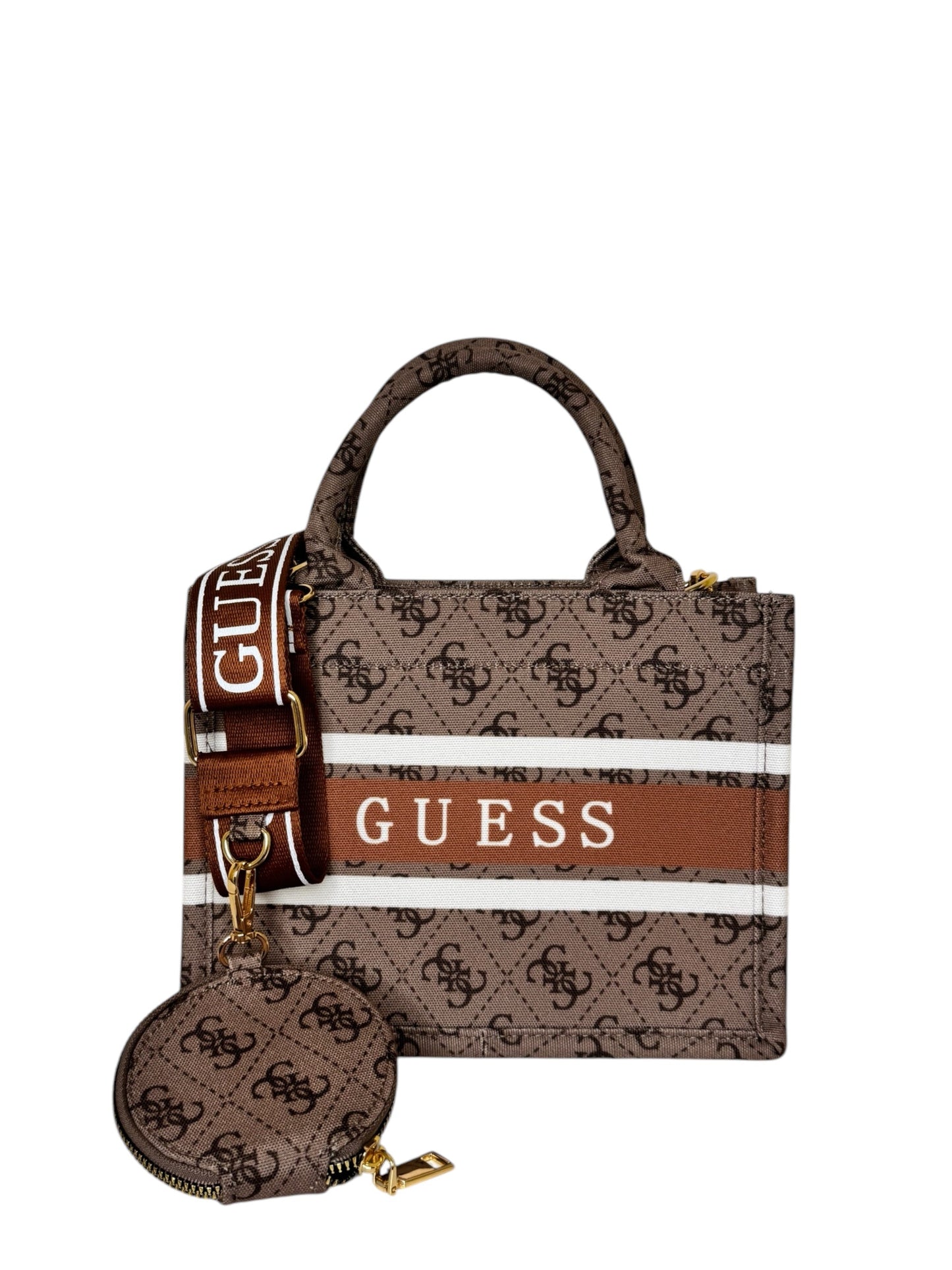 Damen Handtasche trendig & elegant in der Farbe Kastanien braun