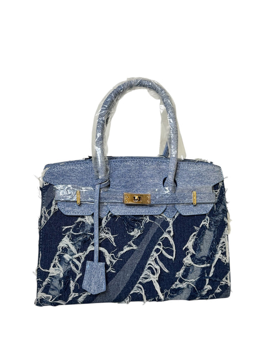 Damen Handtasche trendig & elegant in der Farbe Jeans/Blau