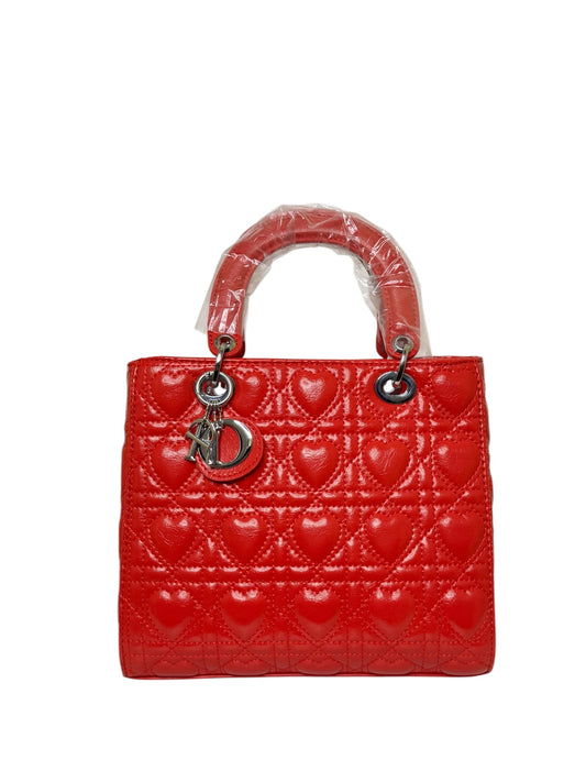 Damen Handtasche trendig & elegant in der Farbe Rot