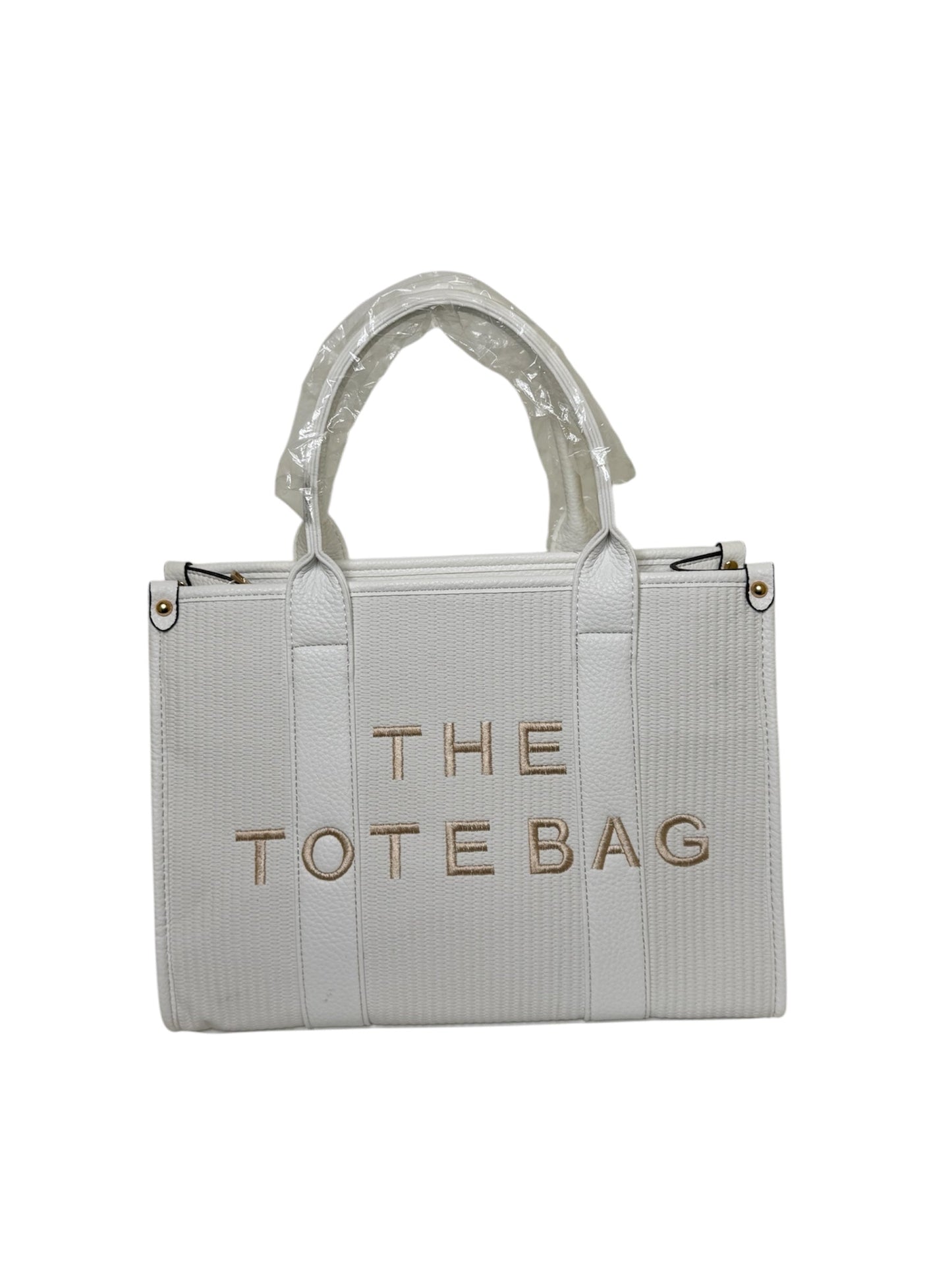 Damen Handtasche trendig & elegant in der Farbe Weiß/Rose