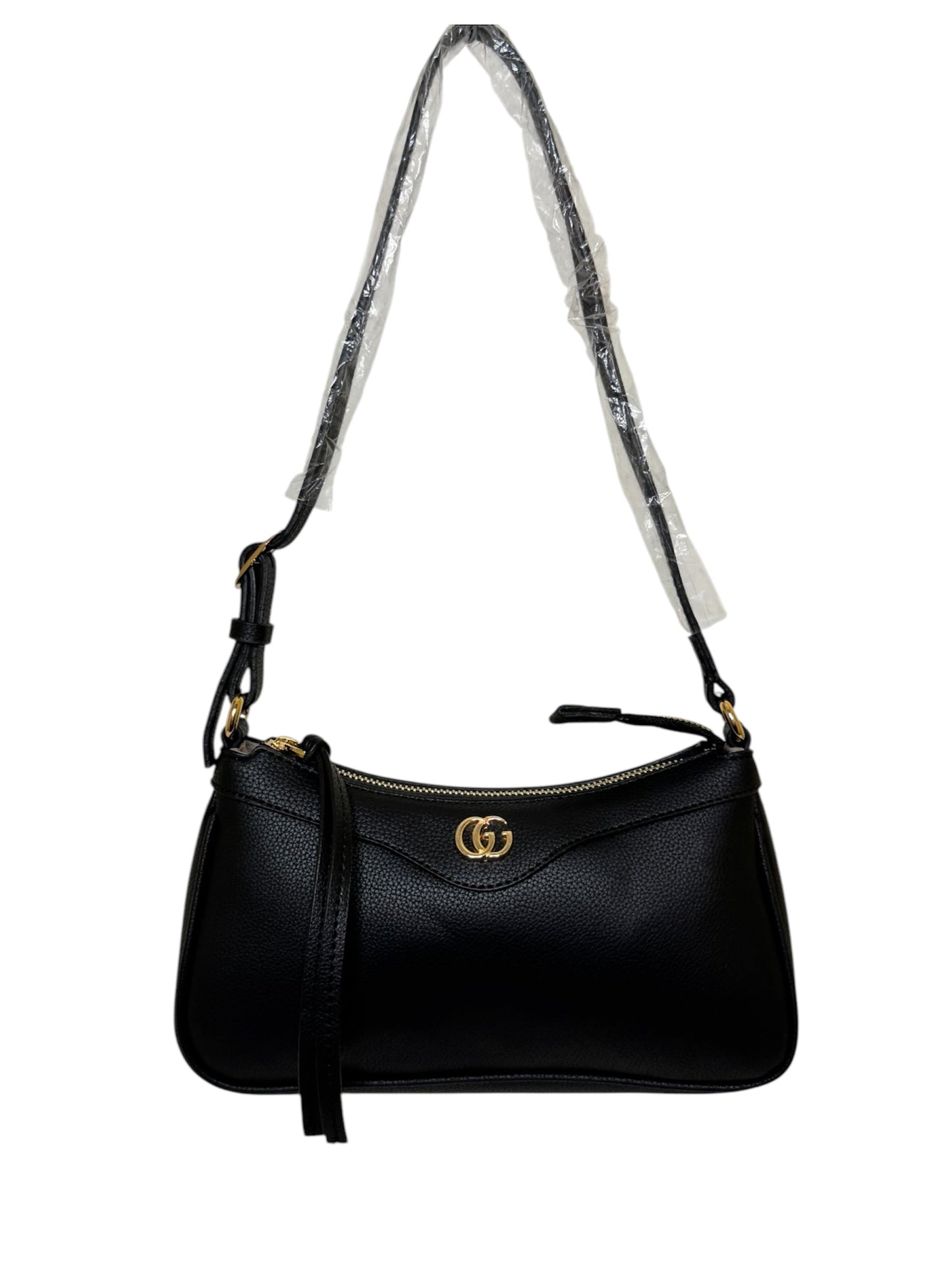 Damen Handtasche trendig & elegant in der Farbe Schwarz