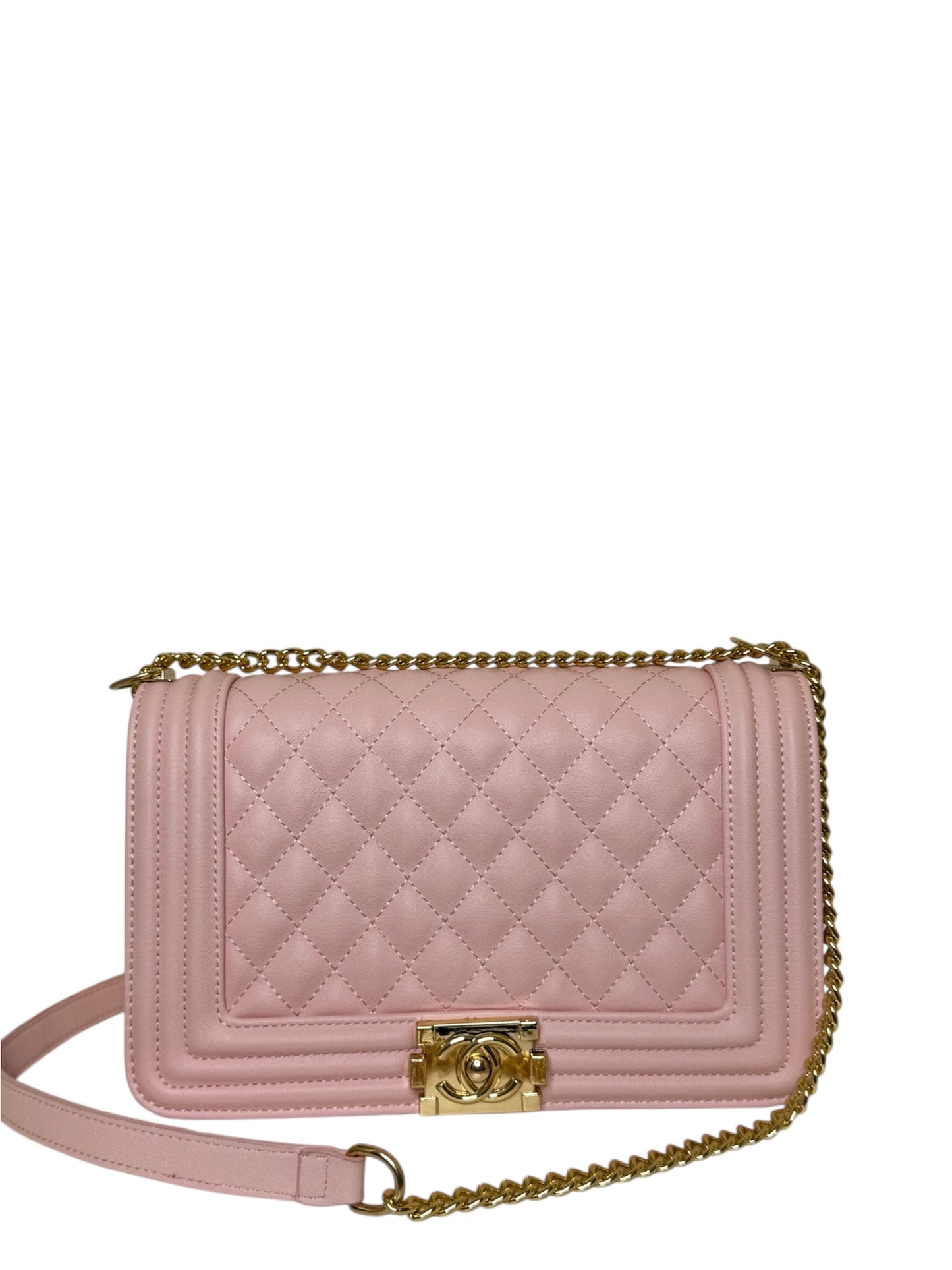 Damen Handtasche trendig & elegant in der Farbe Rosa