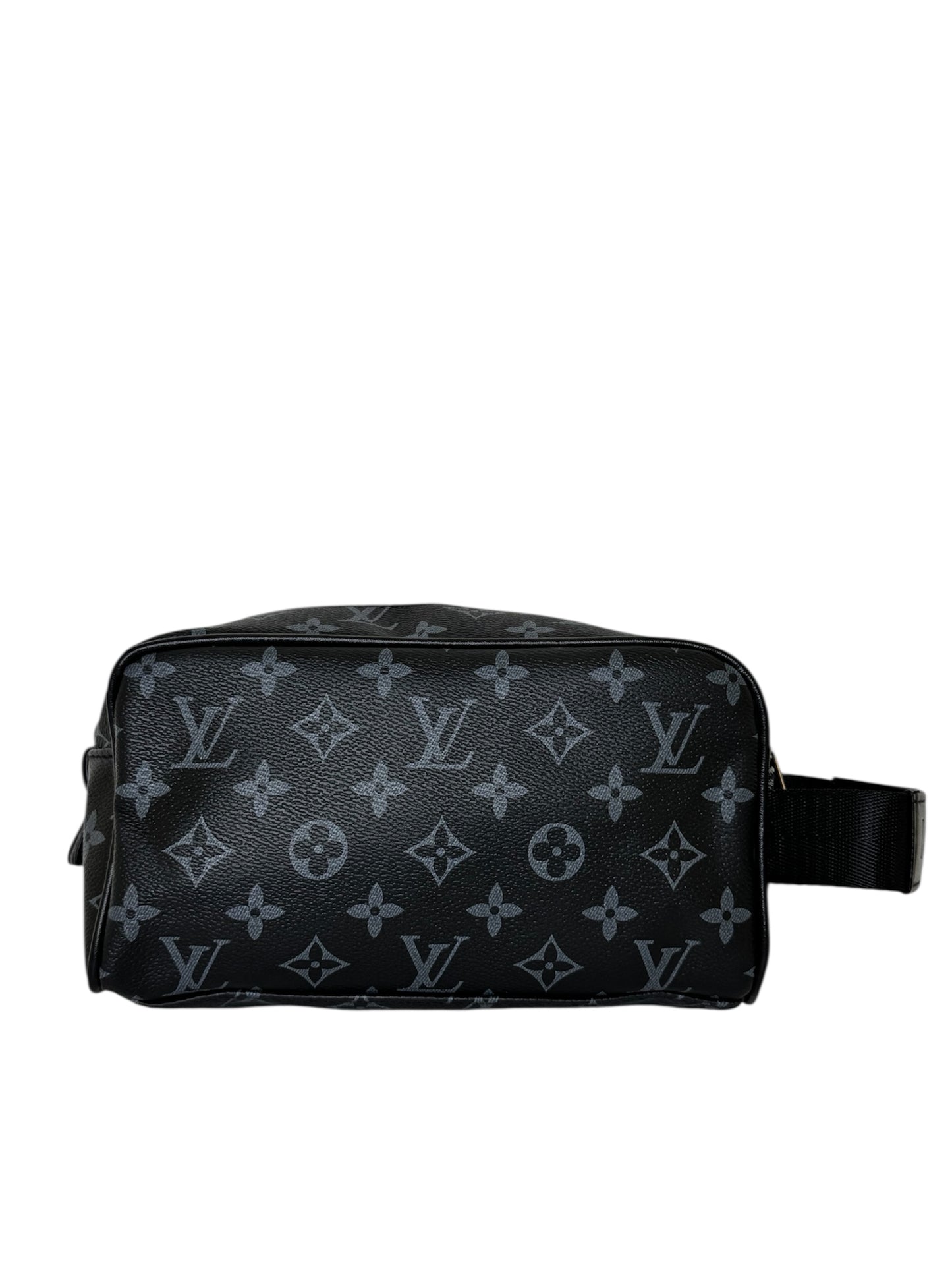Kosmetiktasche trendig & elegant in der Farbe Schwarz/Grau