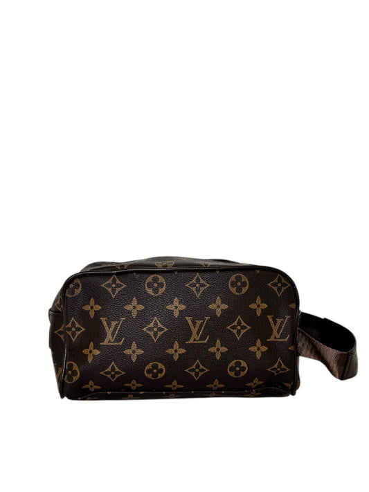 Kosmetiktasche trendig & elegant in der Farbe Braun