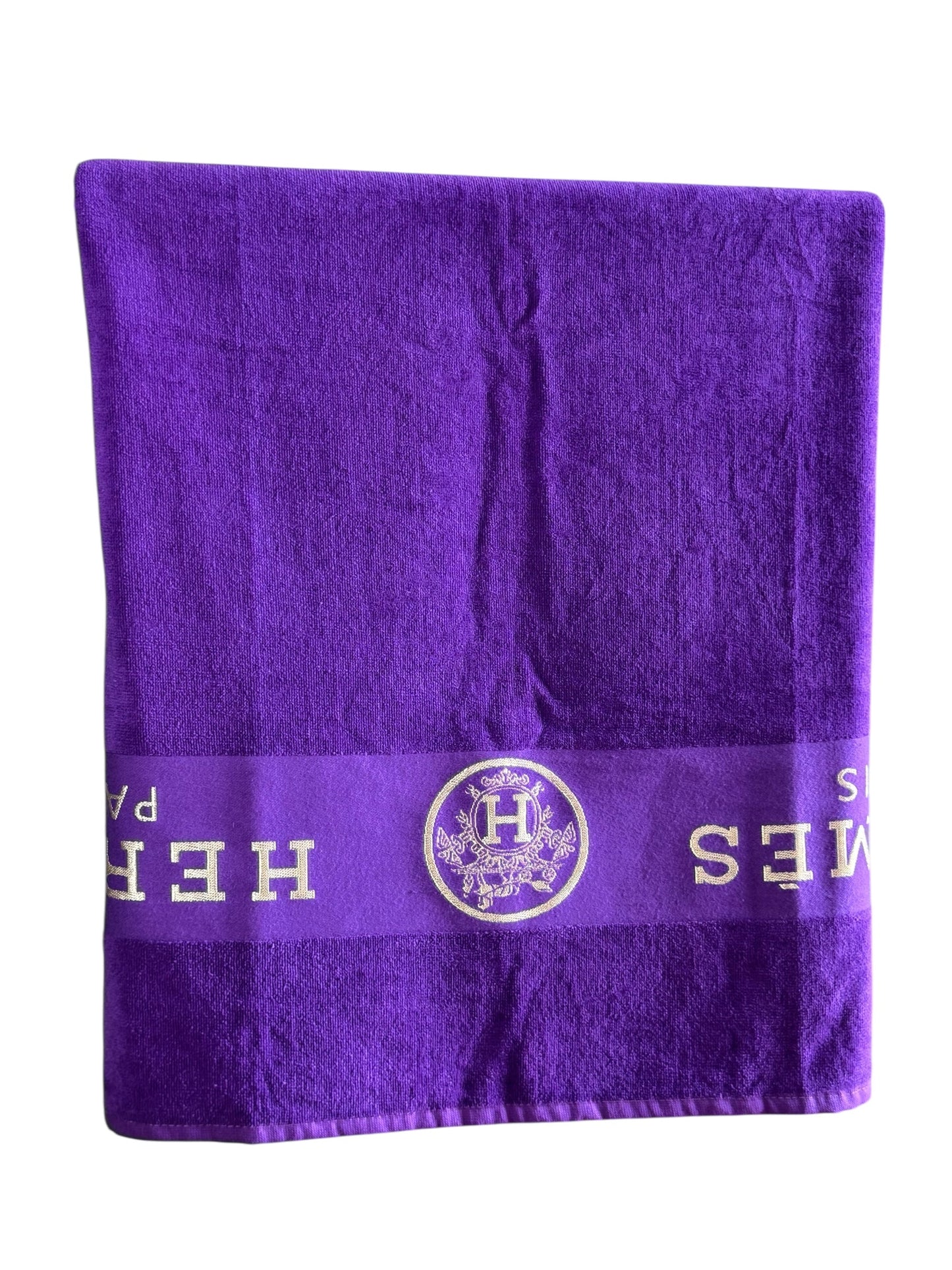 Strand/Handtuch im modischen Design in der Farbe Lila