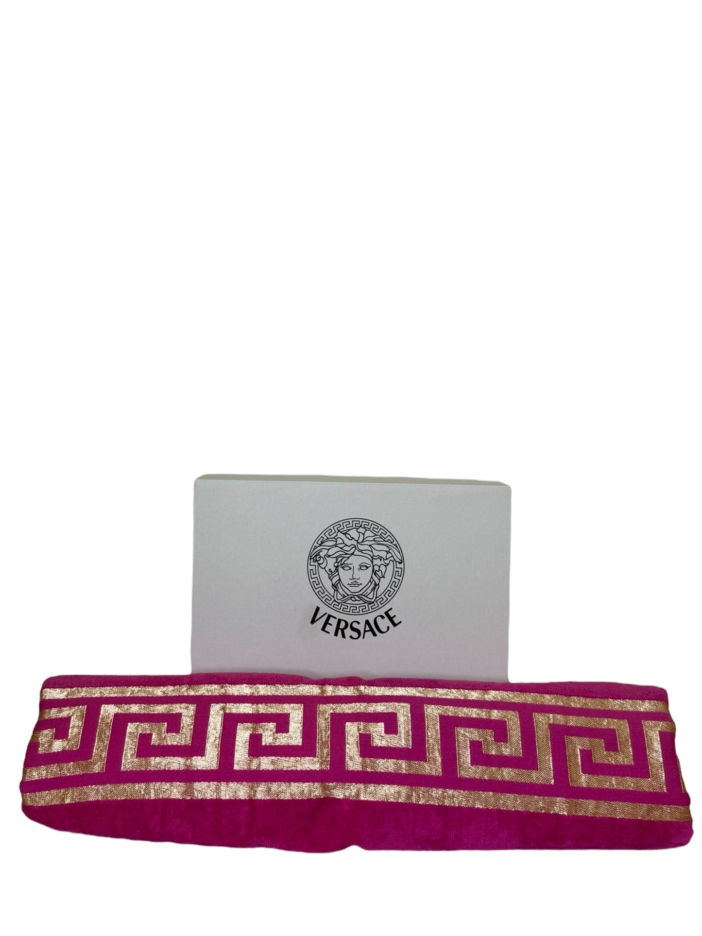 Strand/Handtuch im modischen Design in der Farbe Rosa