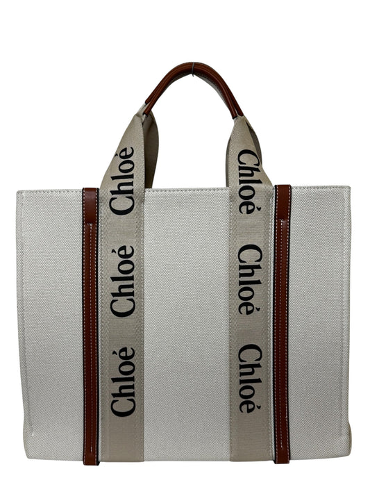 Damen Handtasche trendig & elegant in der Farbe Braun/grau Groß
