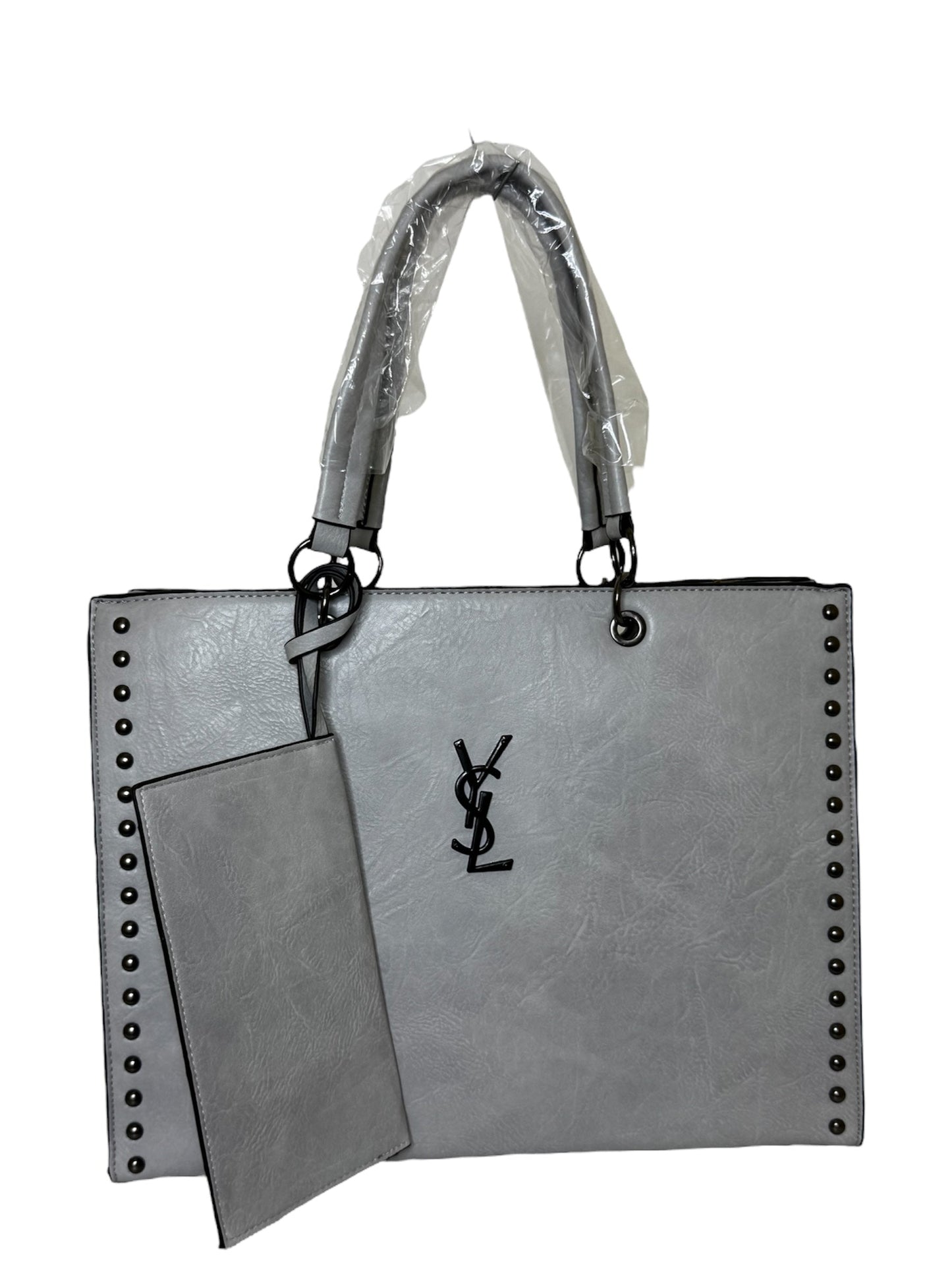Damen Handtasche trendig & elegant in der Farbe Grau