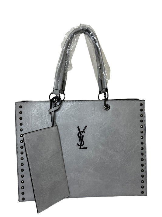 Damen Handtasche trendig & elegant in der Farbe Grau