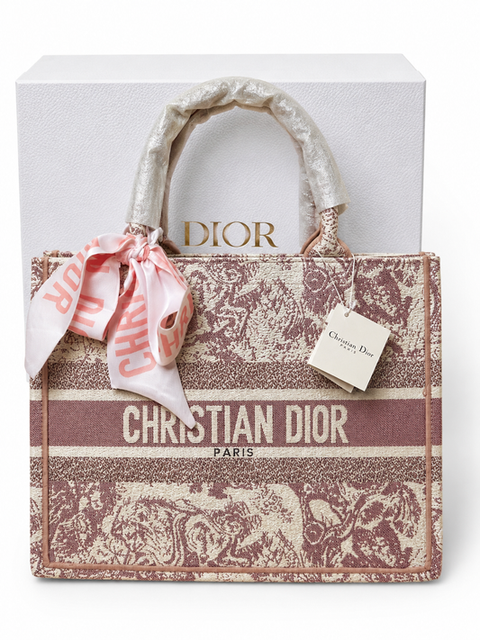 Damen Handtasche trendig & elegant in der Farbe Beige/Rosa