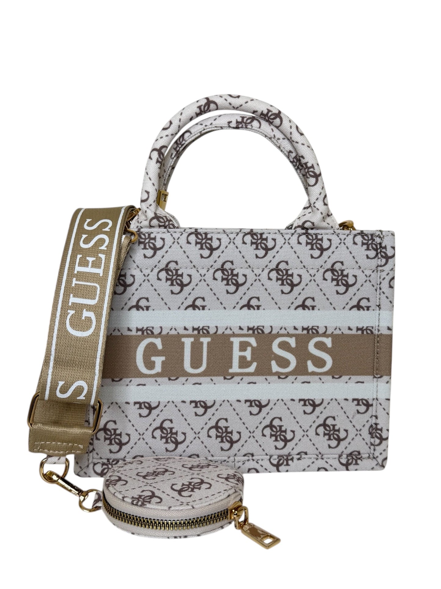 Damen Handtasche trendig & elegant in der Farbe Beige