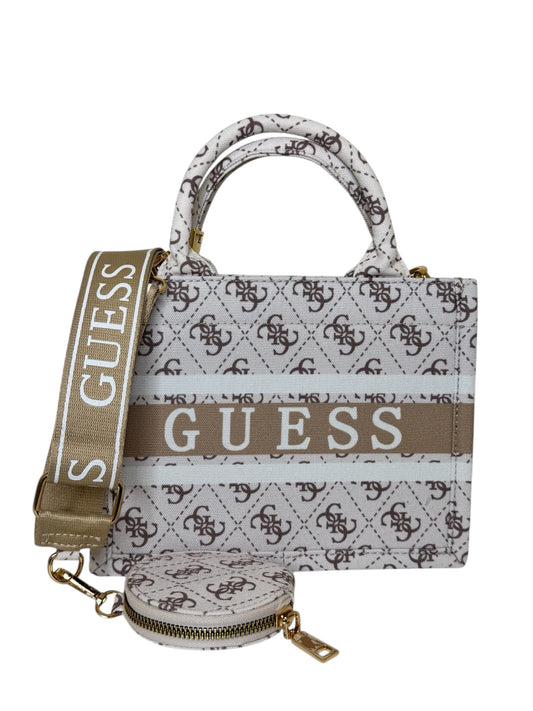 Damen Handtasche trendig & elegant in der Farbe Beige
