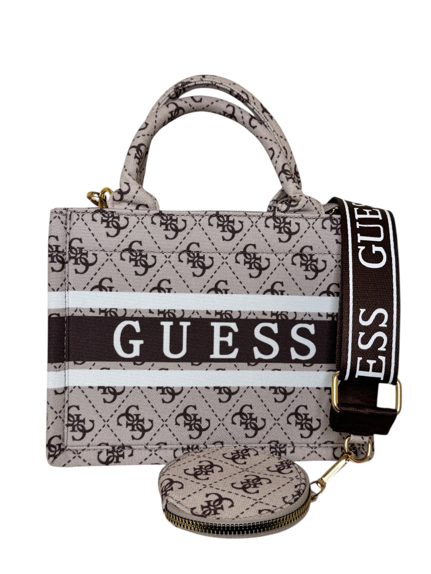 Damen Handtasche trendig & elegant in der Farbe Kaffe