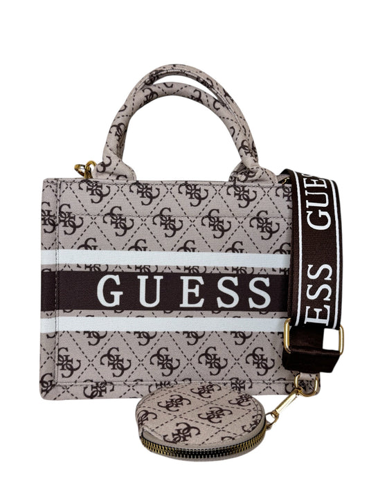 Damen Handtasche trendig & elegant in der Farbe Kaffe