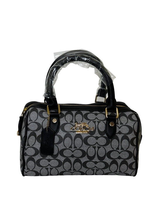 Damen Handtasche trendig & elegant in der Farbe Grau/Schwarz