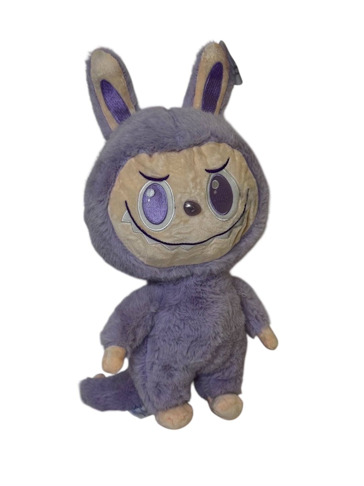 Teddybär im trendigen & eleganten Style in der Farbe Lila Mittel