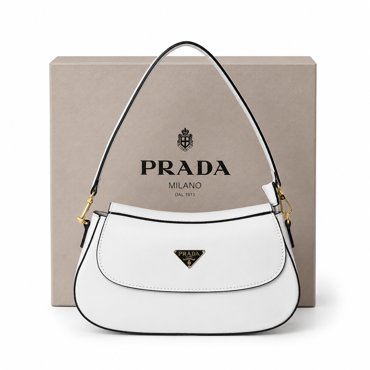 Damen Handtasche trendig & elegant in der Farbe Weiß