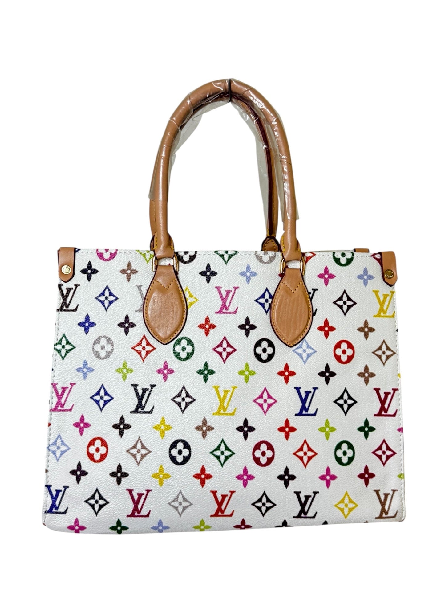 Damen Handtasche trendig & elegant in dem Farbenmix Weiß