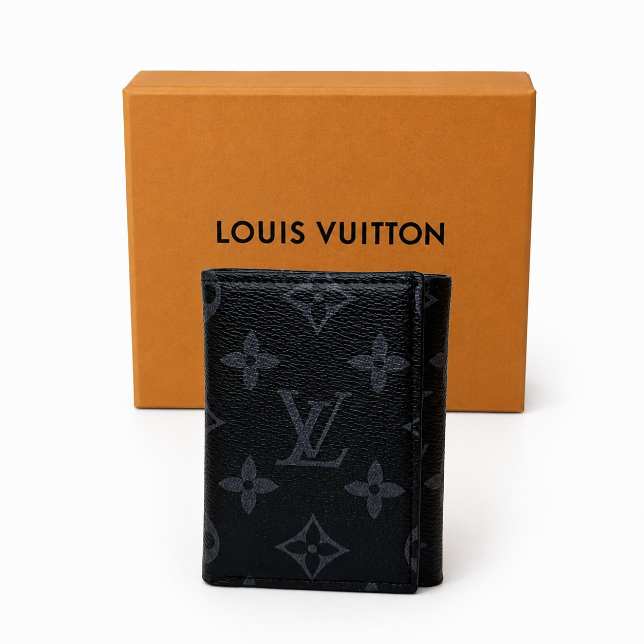 Wallet/Geldbeutel trendig & elegant in der Farbe Schwarz/Grau