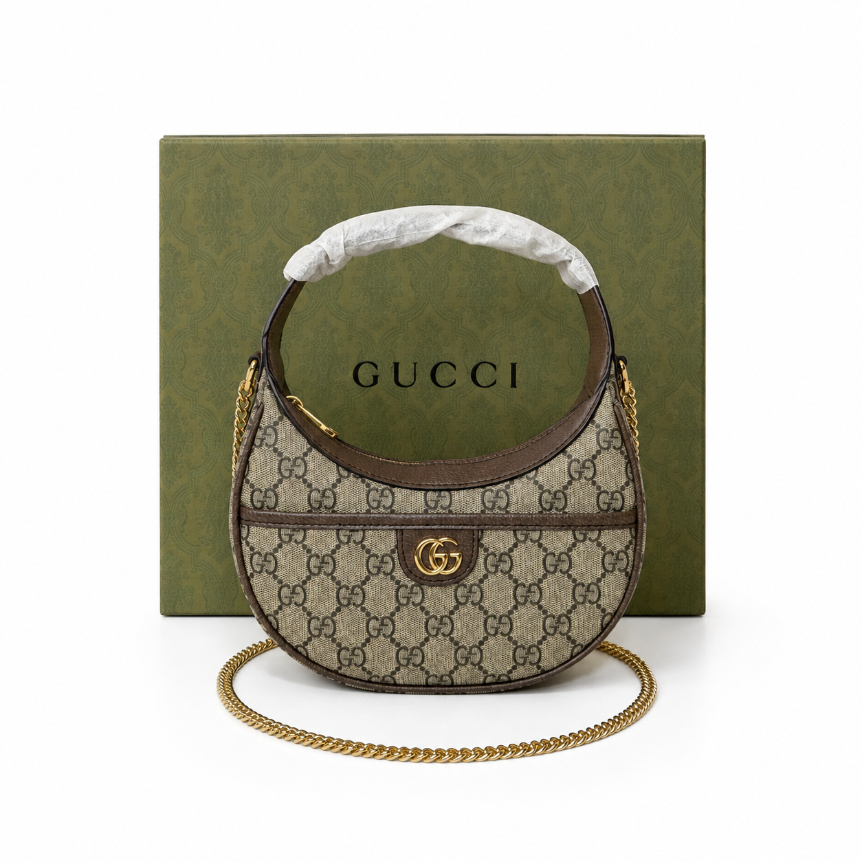 Damen Handtasche trendig & elegant in der Farbe Braun