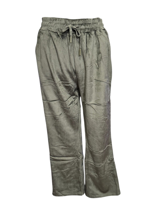 Weiche Lounge-Hose in Khaki – Komfort & Style für entspannte Looks