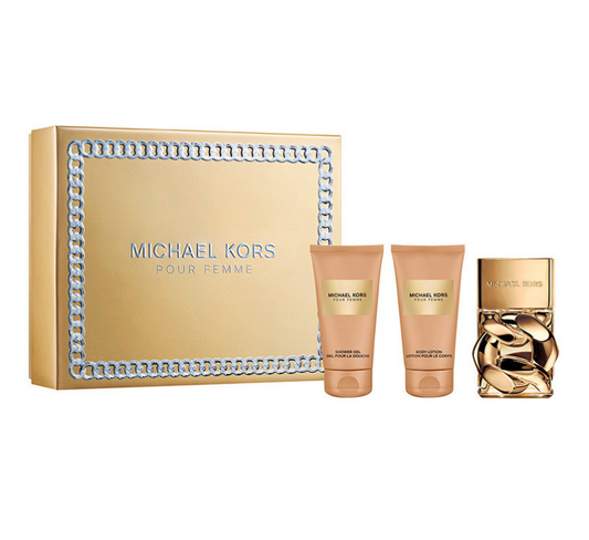 Michael Kors Pour Femme Eau de Parfum Damen Geschenkset 50 ml (3-teilig)