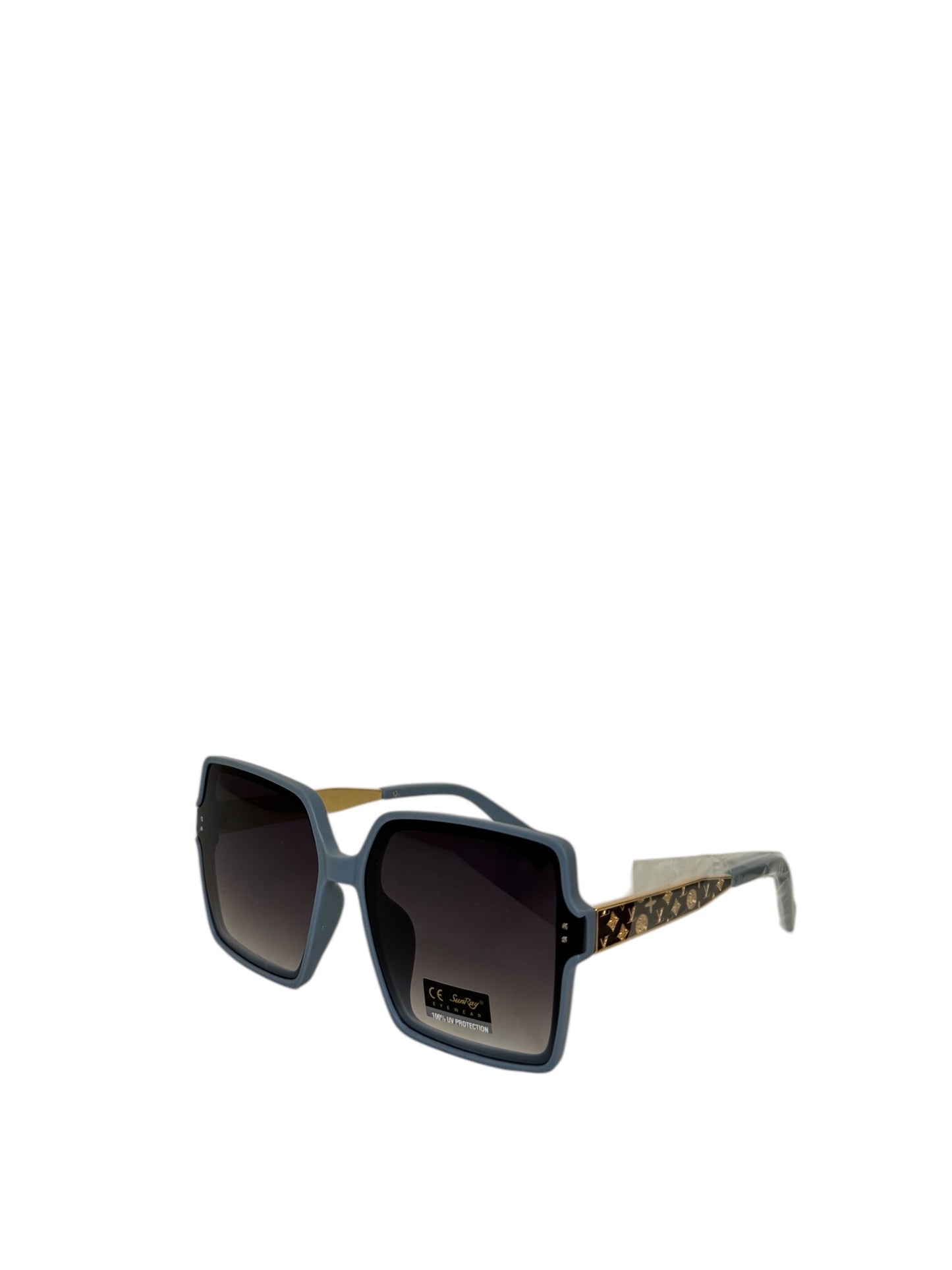 Damen Sonnenbrille trendig & elegant in der Farbe Blau