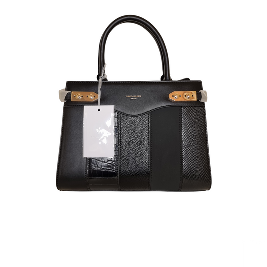 Damen Handtasche trendig & elegant in der Farbe Schwarz